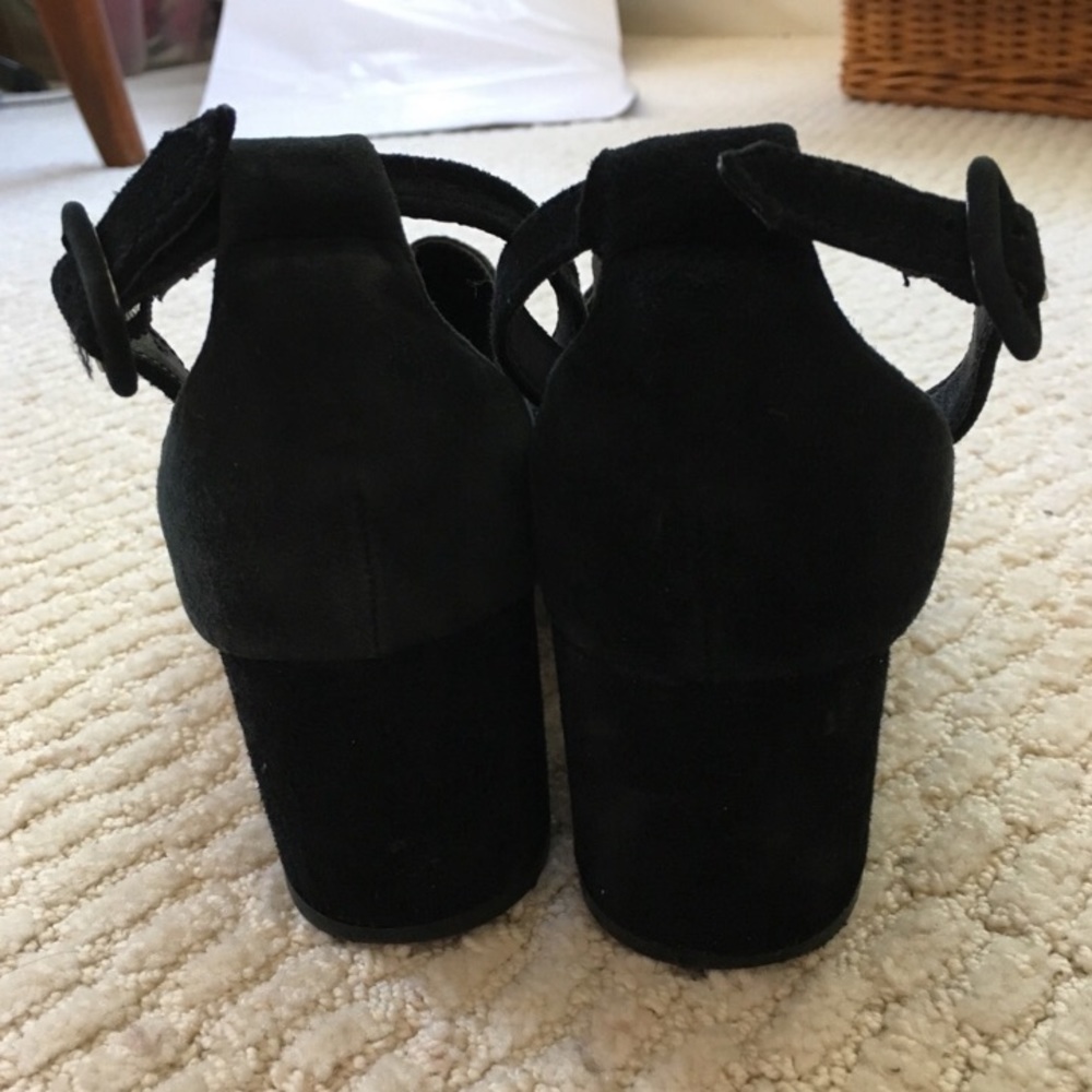 Peep-Toe Block Heels - Picture 3 of 3
